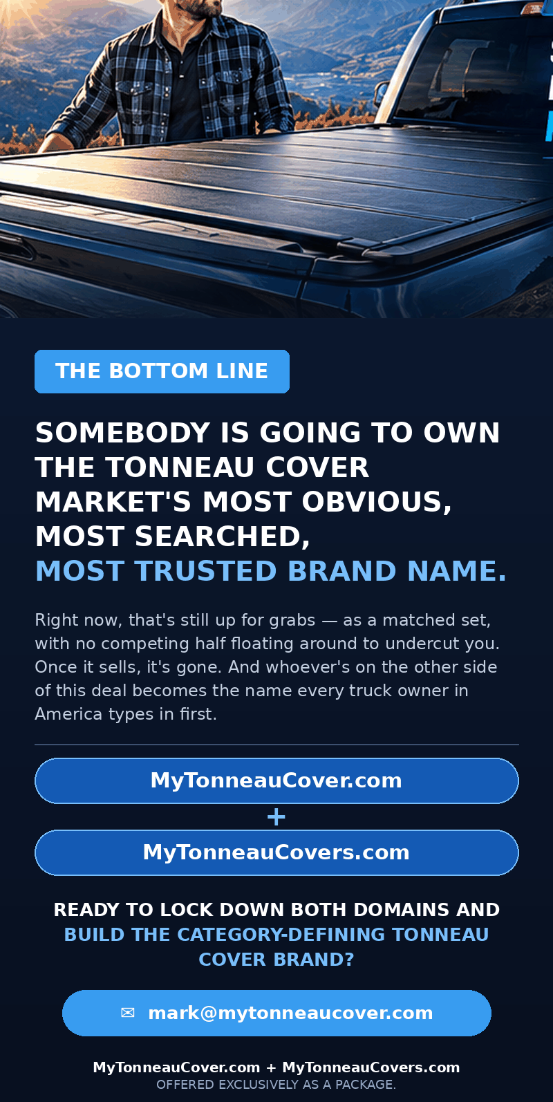 my tonneau cover domain set for sale 